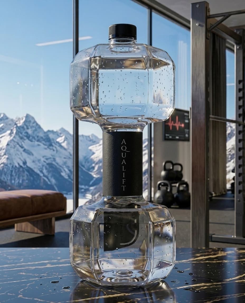 Dumbbell Water Bottle